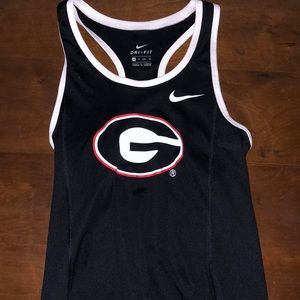 Like New Nike University of Georgia racerback Dri-Fit tank top. Women’s XS